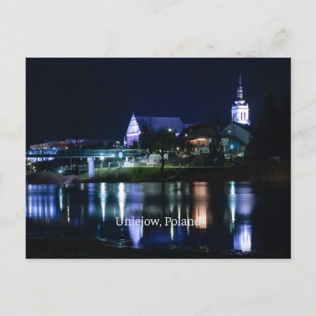 Unijow, Lodz, Polen Postkarte (Vorderseite)