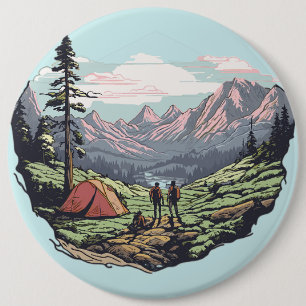Unikate, retro/Vintage Grafik Button