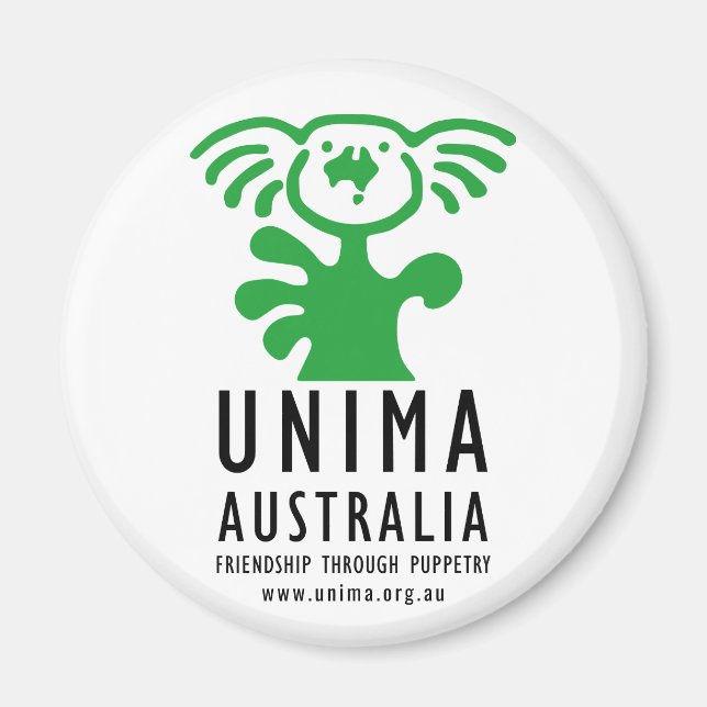 UNIMA Australia Magnet (Vorne)