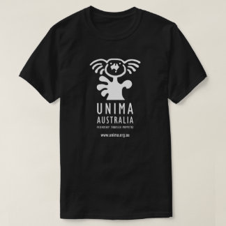UNIMA Australien der T - Shirt-Schwarzes Männer T-Shirt