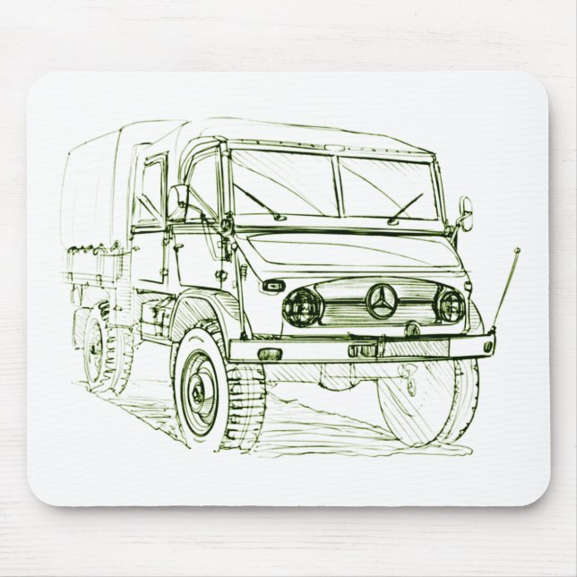 Unimog 401 Doka Mousepad (Vorne)
