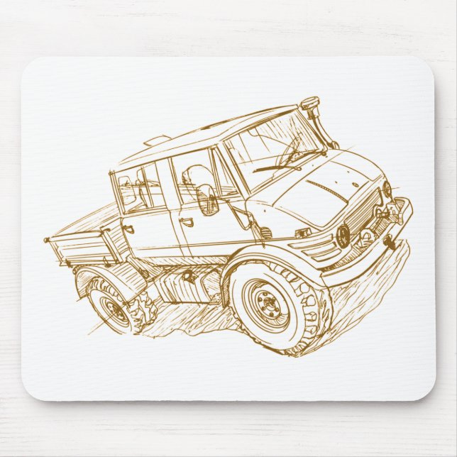 Unimog 421 Doka Mousepad (Vorne)
