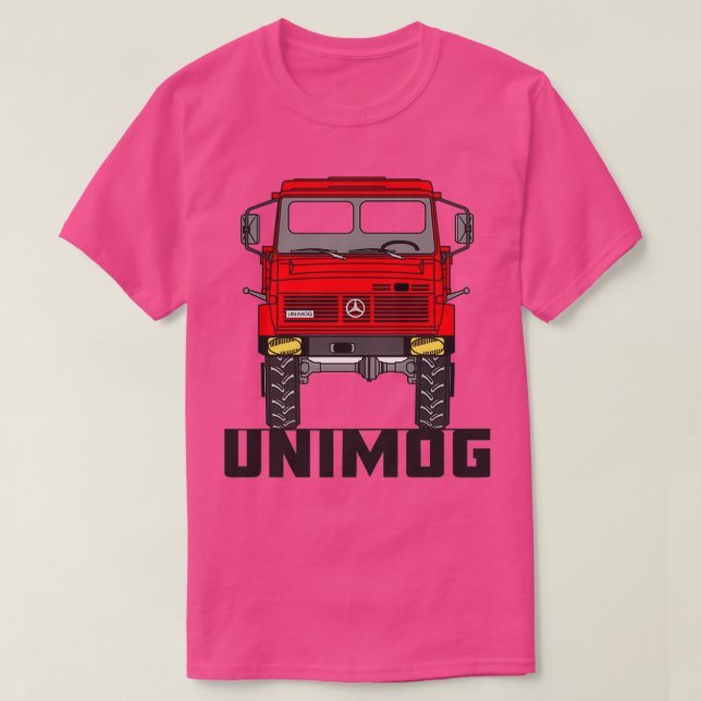 Unimog U1600 rot T-Shirt (Design vorne)