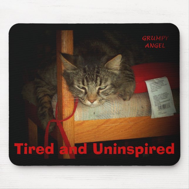Uninspirierter Engel Mousepad (Vorne)