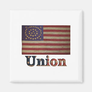 Union-Fahne des Bürgerkriegs ✨ Historisch Vintage Magnet