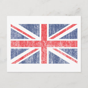 Union Flag Vintage Postkarte