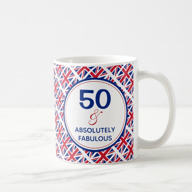 UNION JACK 50 & Absolut fabelhaft GROSSBRITANNIEN Kaffeetasse (Rechts)