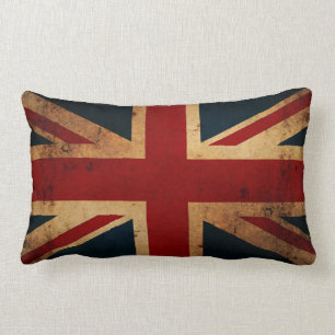 Union Jack (alt, abgenutzt, doppelseitig) Lendenkissen