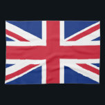 Union Jack American MoJo Küchentuch<br><div class="desc">Design basierend auf der Union Jack Flagge des Vereinigten Königreichs.</div>