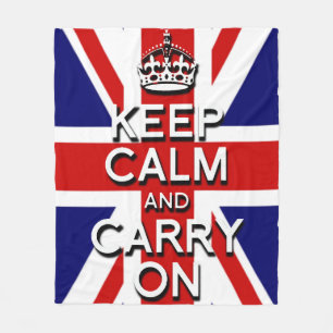 Union Jack behalte Ruhe und setzt fort Fleecedecke