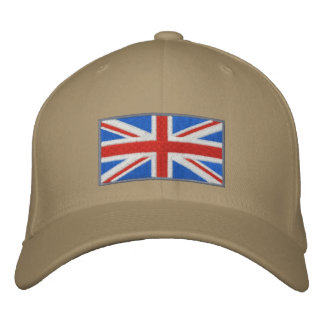Union Jack bestickt Bestickte Kappe
