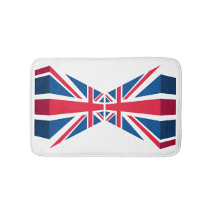 Union Jack, Britische Flagge in 3D Badematte