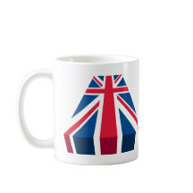 Union Jack, Britische Flagge in 3D