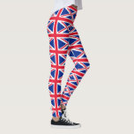 Union Jack / Britische Flagge Leggings<br><div class="desc">Leggings mit der Flagge des Vereinigten Königreichs Großbritannien und Nordirland (Union Jack)</div>