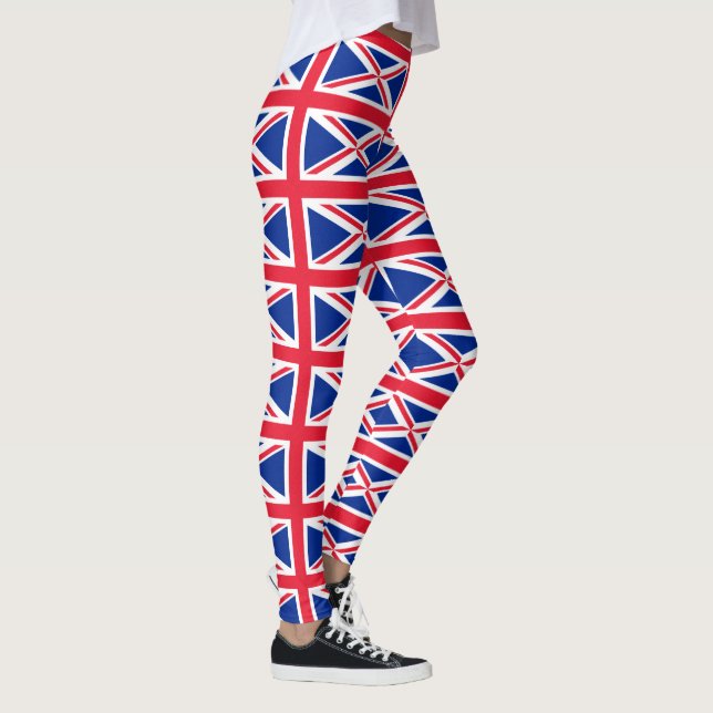 Union Jack / Britische Flagge Leggings (Rechts)