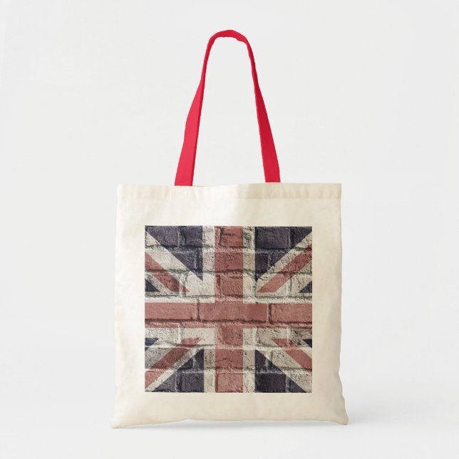 Union Jack - British, England (Tote Bag) Tragetasche (Vorne)