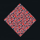 Union Jack British England UK Flag Bandana Halstuch<br><div class="desc">* British Union Jack (UK Great Britain) Country Flag: Layers, auf Lagen der britischen Flagge erstellt mit einem Grunge-Stil, Vintag oder bedrückt abgenutzt aussehen. * Zwei Größen verfügbar. * Perfekt für Haustiere und deren Besitzer! * Fügen Sie ein Foto und/oder Text zu personalisieren. * Klicken Sie auf die Schaltfläche CUSTOMIZE,...</div>