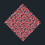 Union Jack British England UK Flag Bandana Halstuch<br><div class="desc">* British Union Jack (UK Great Britain) Country Flag: Layers, auf Lagen der britischen Flagge erstellt mit einem Grunge-Stil, Vintag oder bedrückt abgenutzt aussehen. * Zwei Größen verfügbar. * Perfekt für Haustiere und deren Besitzer! * Fügen Sie ein Foto und/oder Text zu personalisieren. * Klicken Sie auf die Schaltfläche CUSTOMIZE,...</div>