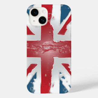 Union Jack British Flag Abstrakt Wax Art Case-Mate iPhone 14 Hülle