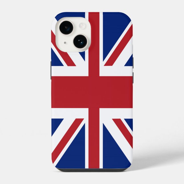 Union Jack British Flag iPhone Hülle (Rückseite)