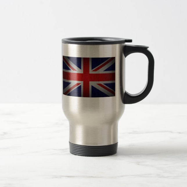 Union Jack British Flag Reisebecher (Rechts)