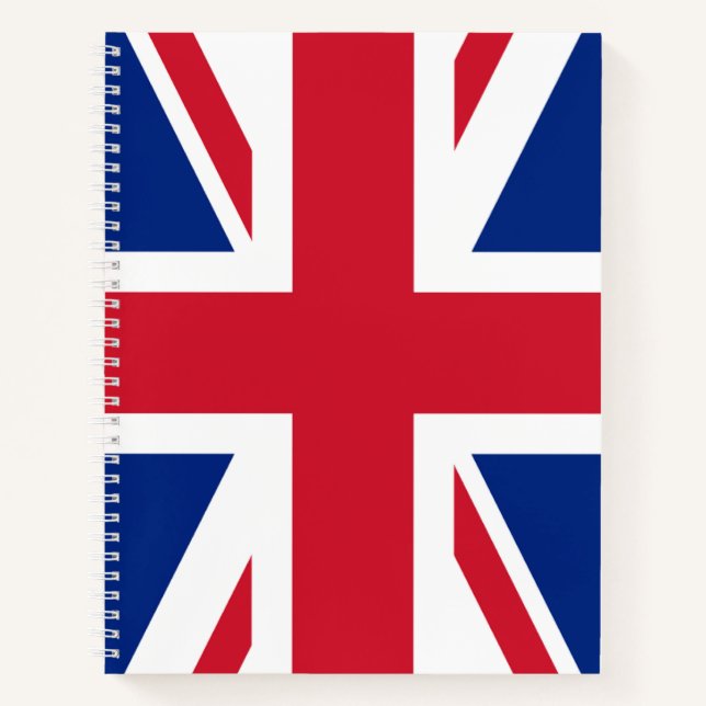 Union Jack ~ British Flag SpiralNotebook Notizbuch (Vorderseite)