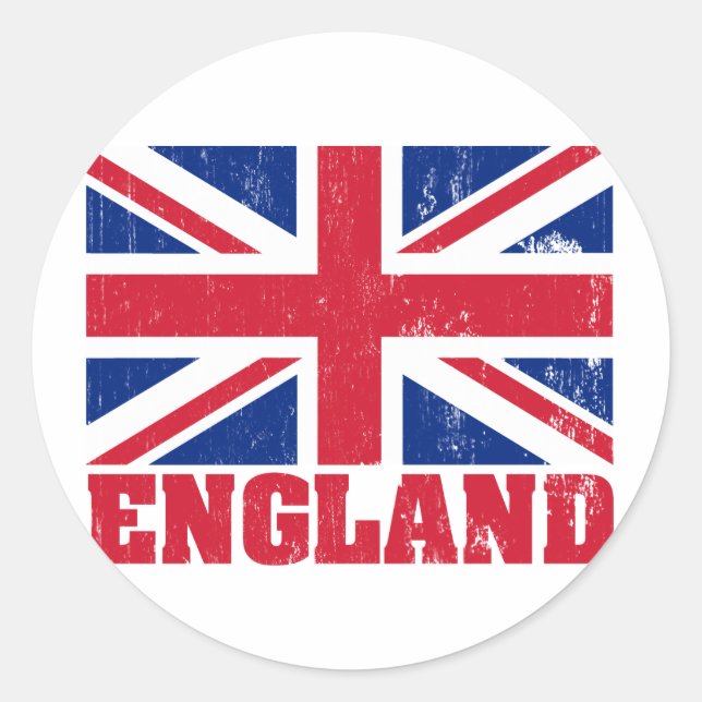 Union Jack British Flag Sticker (Vorderseite)