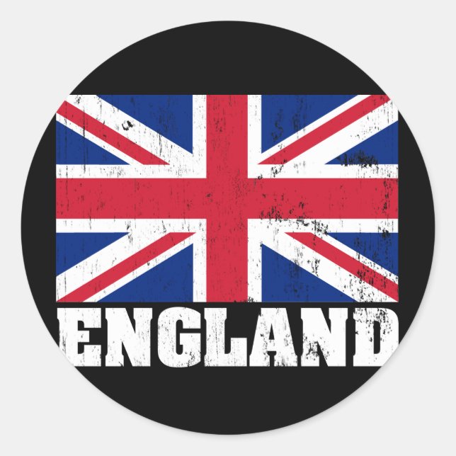 Union Jack British Flag Sticker (Vorderseite)