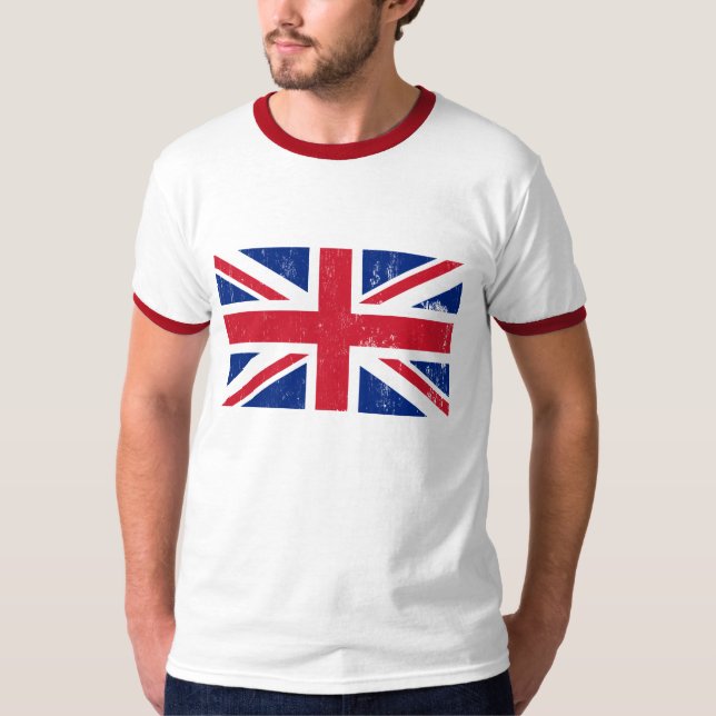 Union Jack British Flag T - Shirt (Vorderseite)