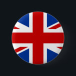 Union Jack Button<br><div class="desc">Die Union Jack oder Gewerkschaft Flag ist die Nationalflagge des Vereinigten Königreichs. Auch in einigen anderen Commonwealth-Realms hat die Flagge der Union Jack einen offiziellen oder halb offiziellen Status. Zum Beispiel ist die Union Jack durch eine parlamentarische Entschließung eine offizielle Flagge in Kanada und dort als Königliche Gewerkschaft-Flagge bekannt. Außerdem...</div>