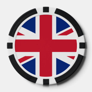 Union Jack Casino Quality Poker Chips