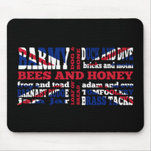 Union Jack, Cockney-Rhymslang Mousepad