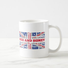 Union Jack, Cockney-Rhythmus Tasse
