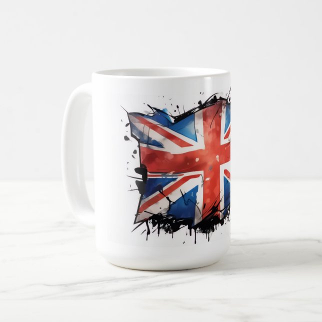 Union jack coffee mug kaffeetasse (Vorderseite Links)