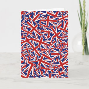 Union Jack Collage Karte
