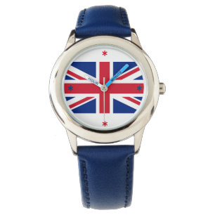 Union Jack Colorful Wristwatch Armbanduhr