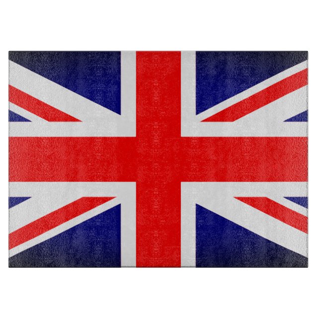 Union Jack Cutting Board Schneidebrett (Vorderseite)