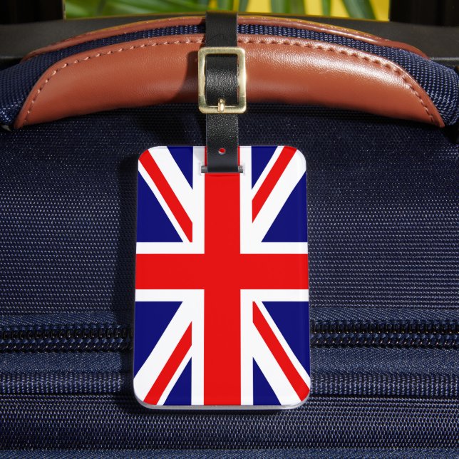 UNION JACK - DIE BRITISCHE FLAG London Gepäckanhänger (Vorderseite Insitu 2)