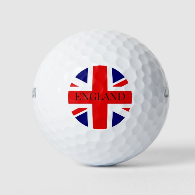 UNION JACK - DIE BRITISCHE FLAGGE      GOLFBALL (Vorderseite)