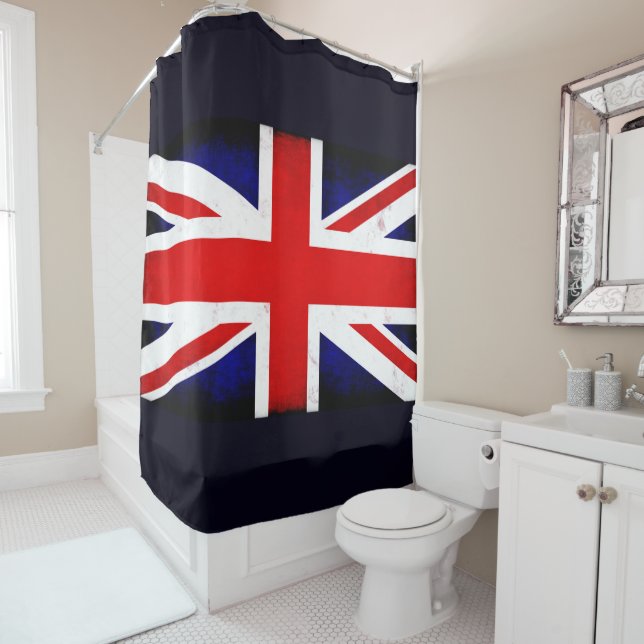 Union Jack  Duschvorhang (Beispiel)