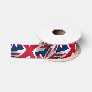 UNION JACK ENGLAND FLAG SATINBAND