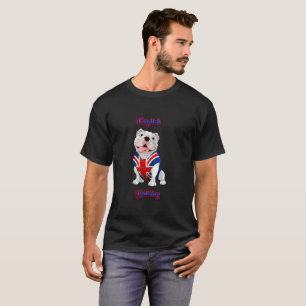 Union Jack English Bulldog T-Shirt