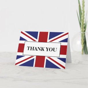 Union Jack Flag British Wedding Danke
