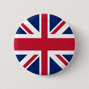 Union Jack Flag Button