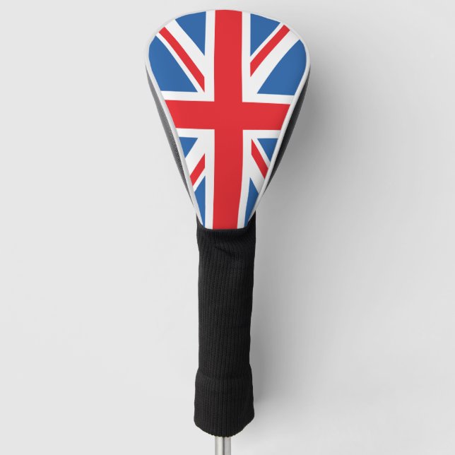 Union Jack/Flag Design Golf Headcover (Vorderseite)