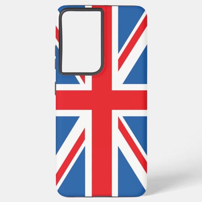 Union Jack/Flag Design Samsung Galaxy Hülle (Rückseite)