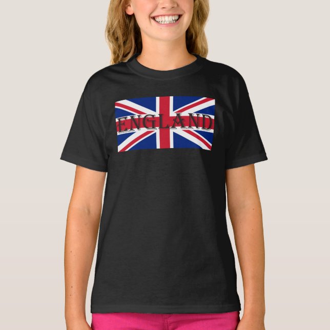 Union Jack Flag England Gccnt T-Shirt (Vorderseite)