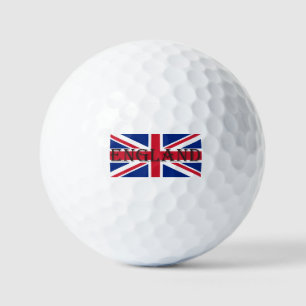 Union Jack Flag England va gbcnt Golfball