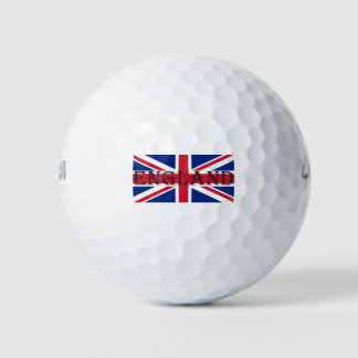 Union Jack Flag England wgbcnt Golfball
