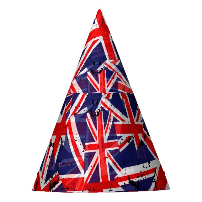 Union Jack Flag | Flagge des Vereinigten Königreic Partyhütchen (Vorderseite)